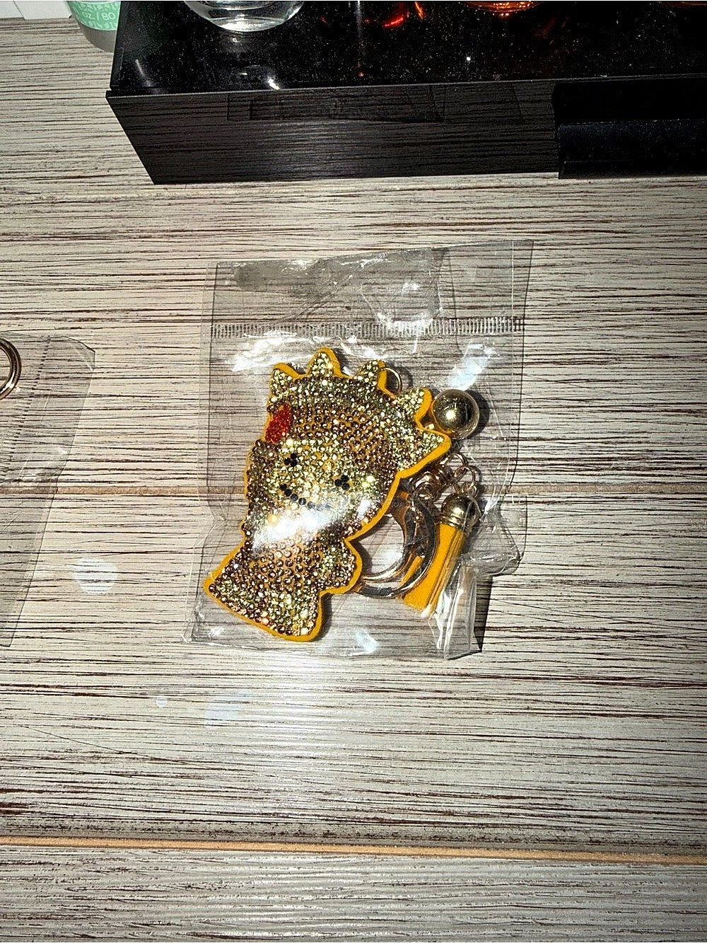 Gold & Black Animal Brooch Like New